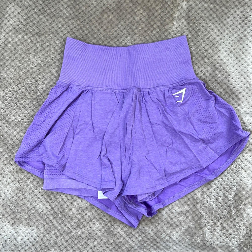 Purple vital seamless 2.0 2-in-1 shorts